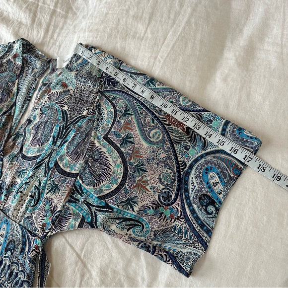 ba&sh Blue Paisley Midi Dress - Picture 12 of 13